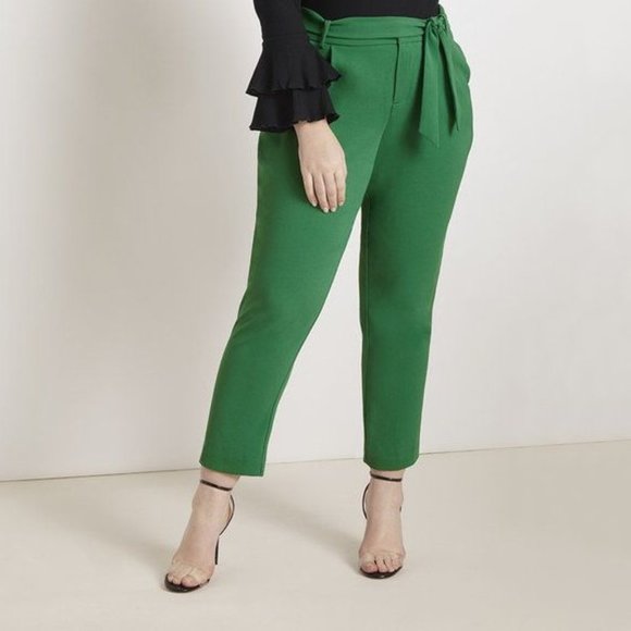 skinny tie waist trousers